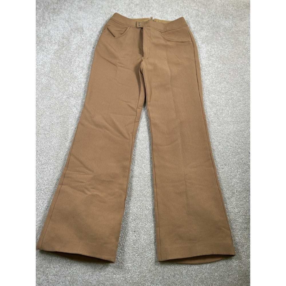 Vintage Anba Of Austria Ski-Slax Womens Size 10 (24" Waist) Brown Pants Lace Up